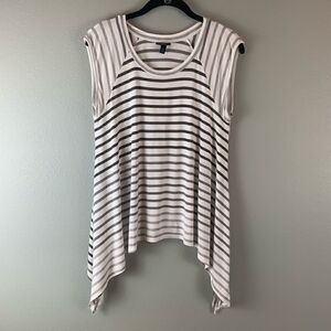 Mossimo Striped Handkerchief Style Shirt